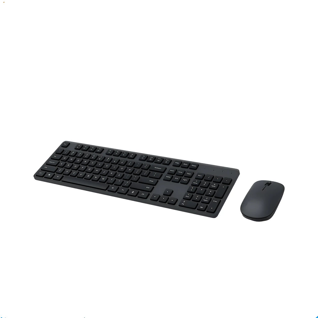 Xiaomi wireless keyboard and mouse set in black, wireless suit with nationwide warranty