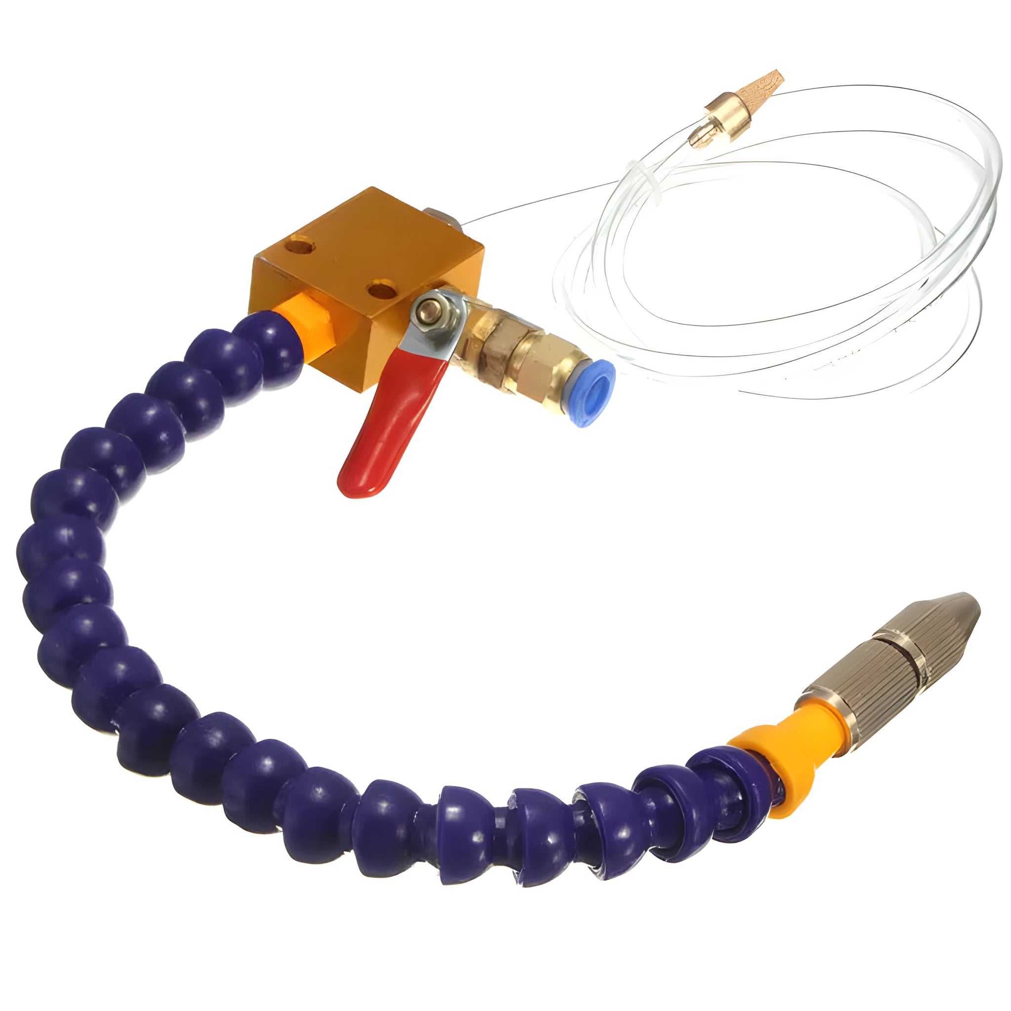 Spray nozzle for etching machine coolant with adjustable atomiser, 36cm length brass fittings