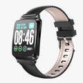 M8 smart fitness bracelet on a wrist showing heart rate data on its 2.5D glass screen.