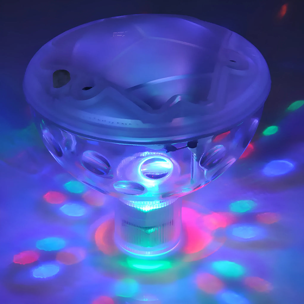 Floating LED bath lamp 8cm cube waterproof light for bathtub and swimming pool