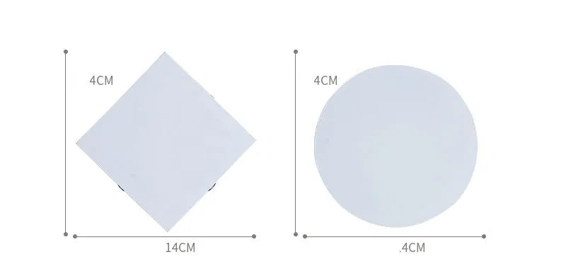 Cross light decoration lamp with iron frame, 14cm round or square size, for indoor bedside and background use.