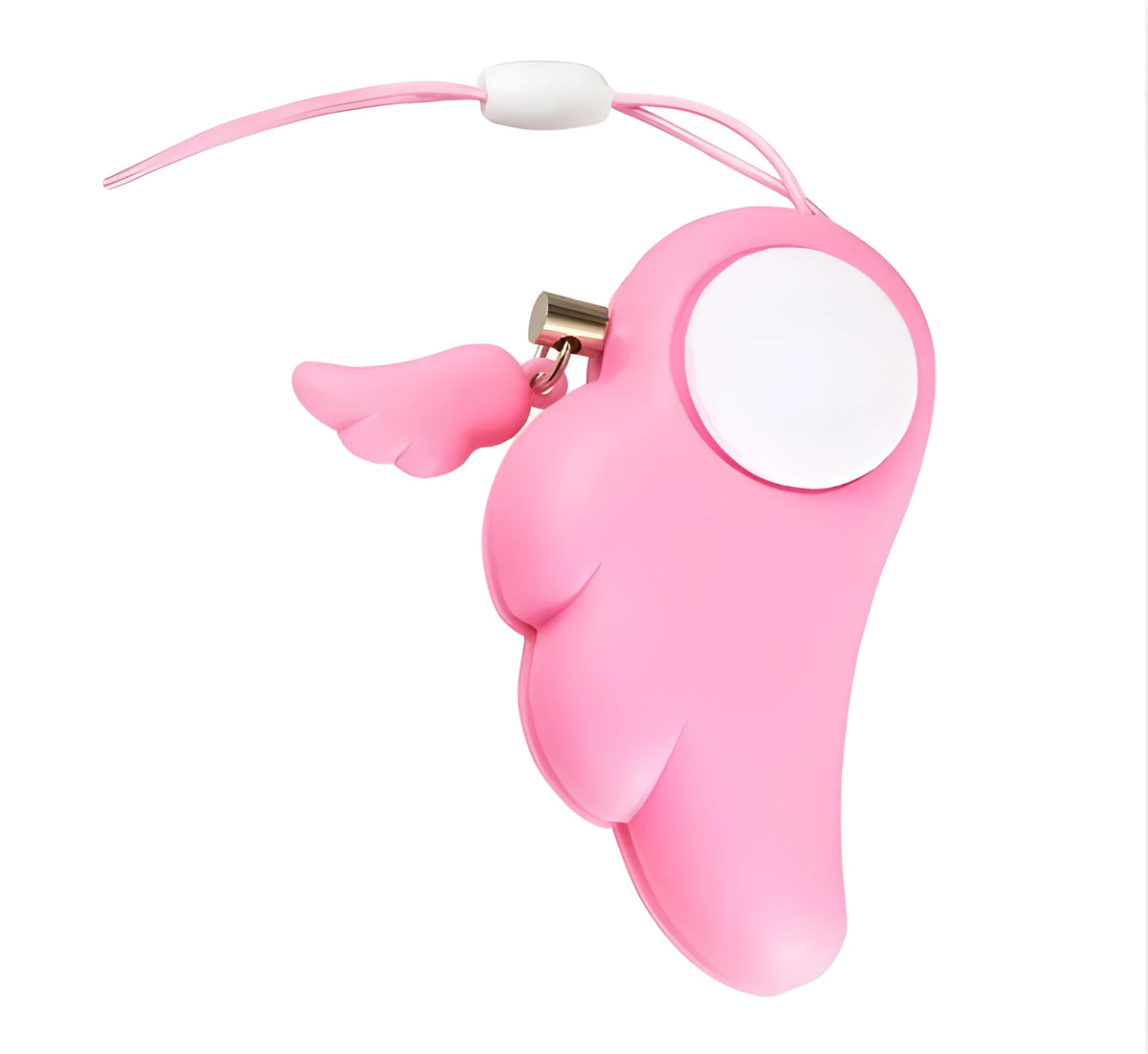 Personal security alarm for women, 6cm x 3cm ABS pull cord siren, 90dB, blue or pink