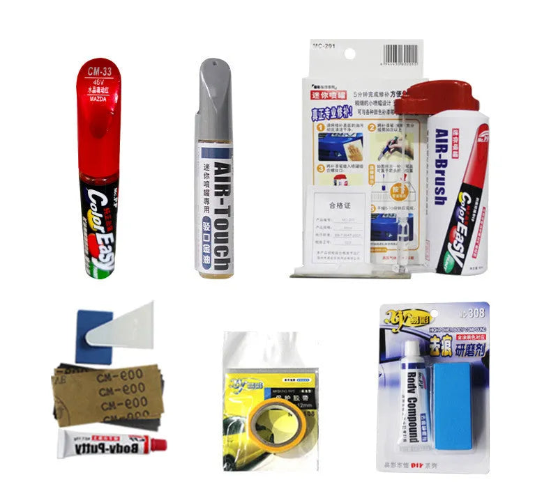 Crystal Soul Moving Red car paint scratch repair pen 12ml acrylic low temperature paint