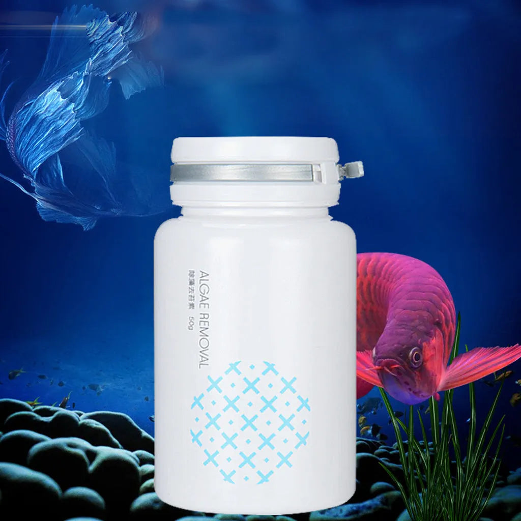 50g algaecide container for swimming pool and aquarium algae control treatment
