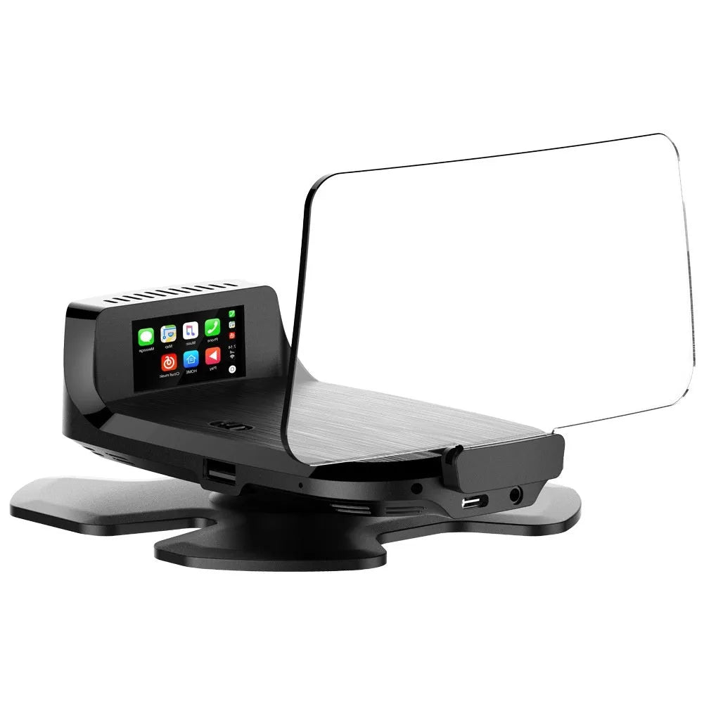 Black car head-up display HUD projector unit for dashboard speed projection