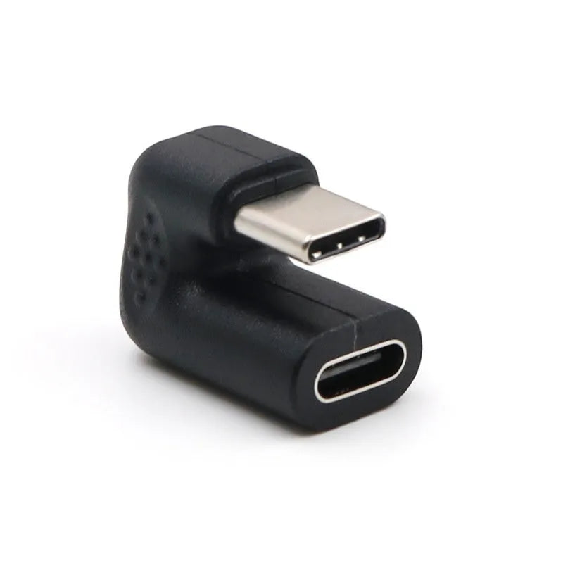 Plastic male to female adapter extension cable with U-bend design and four adapter pieces