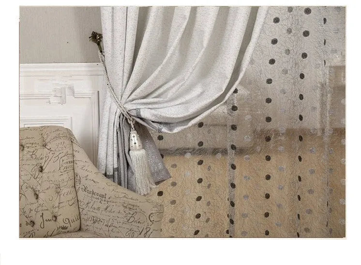 Blackout curtain panel showing custom sizing options and three hanging style choices: hook, Korean hook, and rings