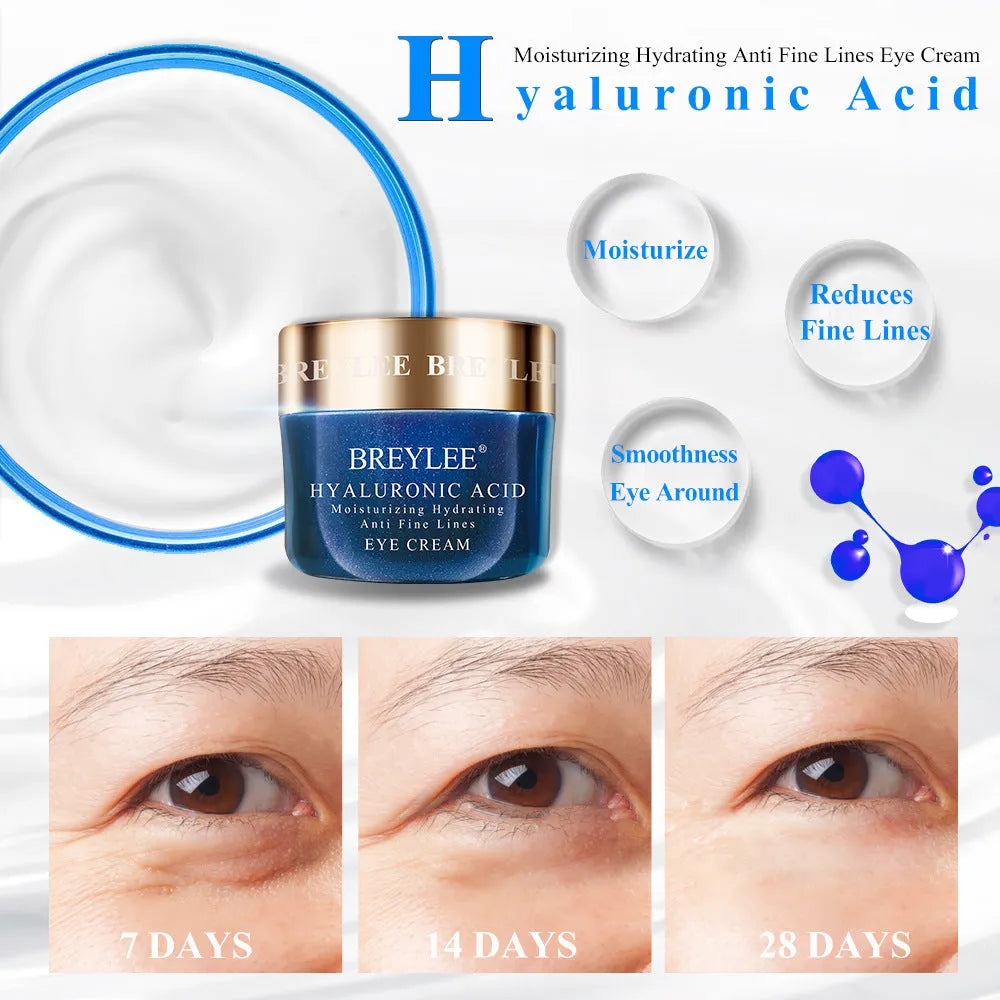 Nourishing Bo Uric Acid eye cream 40g in blue, orange, and purple variants