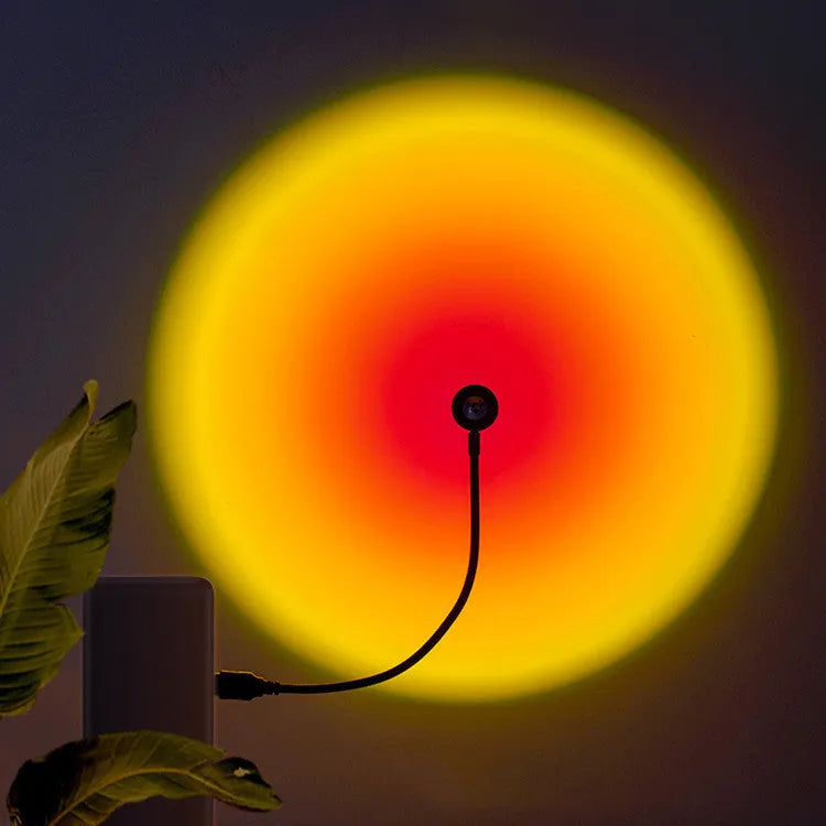 USB LED night light with aluminium shade and projection, available in 180mm, 280mm, 360mm sizes