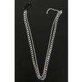 Women's U-shaped silver-plated wig extension chain with tassels and BB clip