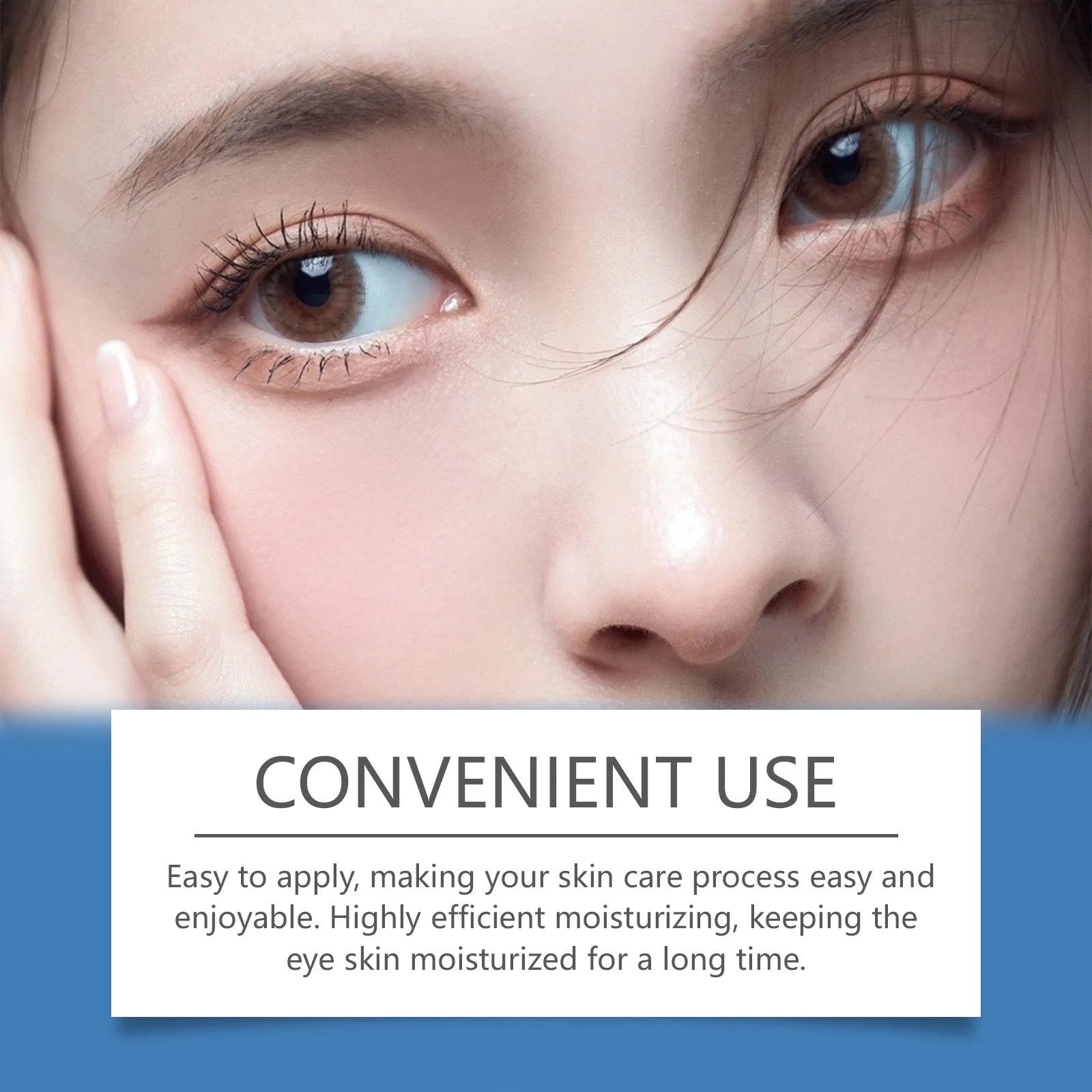 White 15g jar of Viareline collagen firming eye cream for the skin around the eyes.