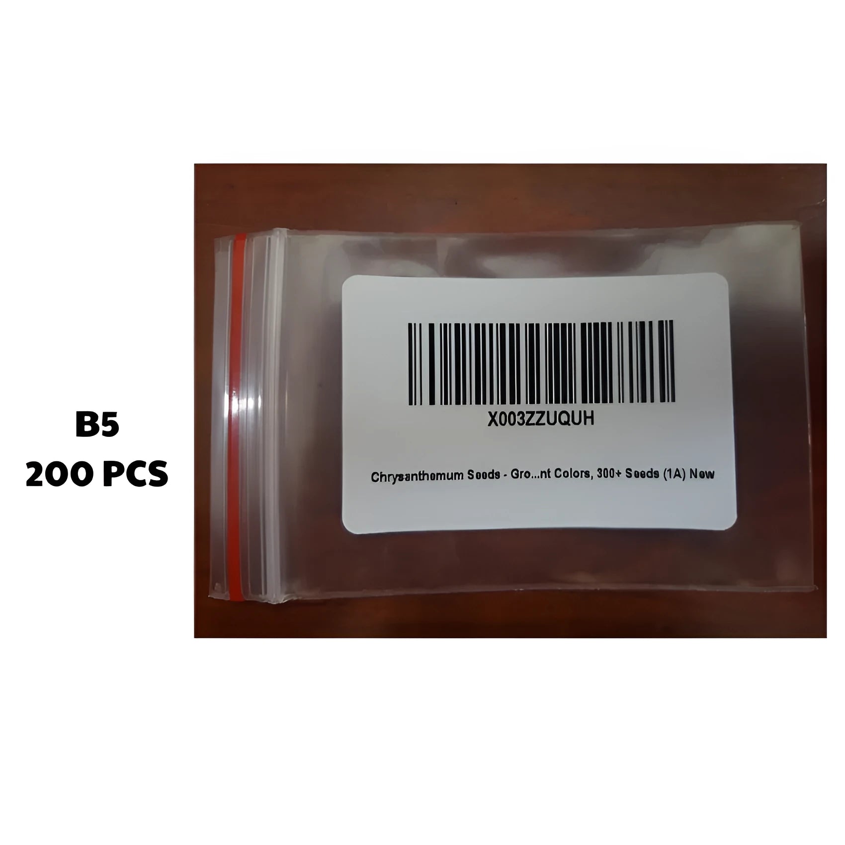 Packet of 200 ground chrysanthemum seeds for garden planting.