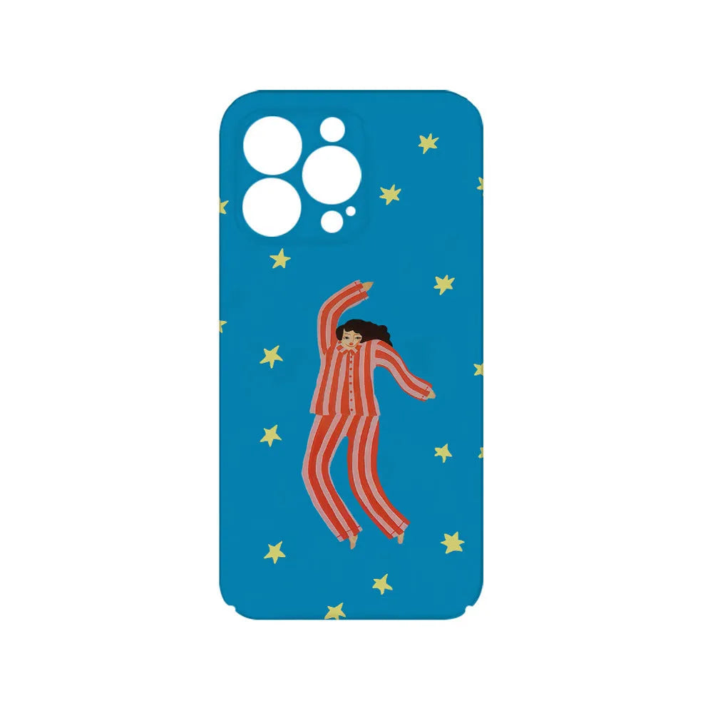 Blue Feilin magnetic phone case with funny cartoon illustration for iPhone models 11 through 16