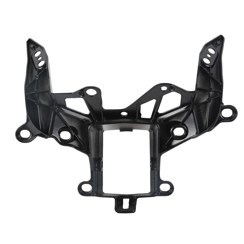 Black heavy aluminium headlight bracket for BMW S1000RR motorcycle 2009 to 2018 models