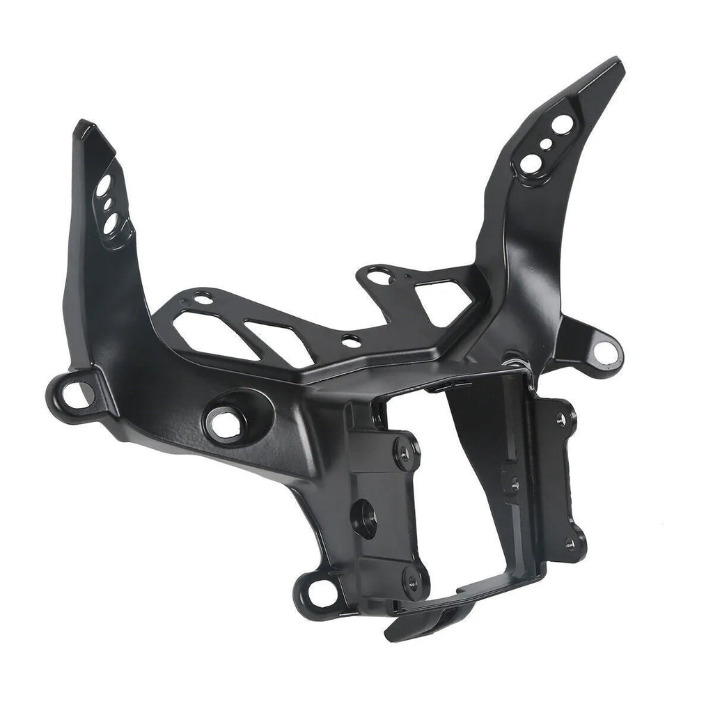Black heavy aluminium headlight bracket for BMW S1000RR motorcycle 2009 to 2018 models