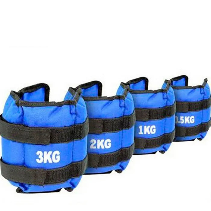Pair of legging sandbags for track and field running training with adjustable weights