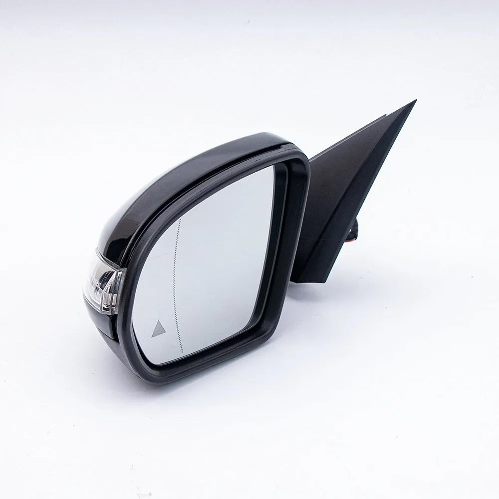 Mercedes-Benz W205 C-Class black rearview mirror assembly replacement part