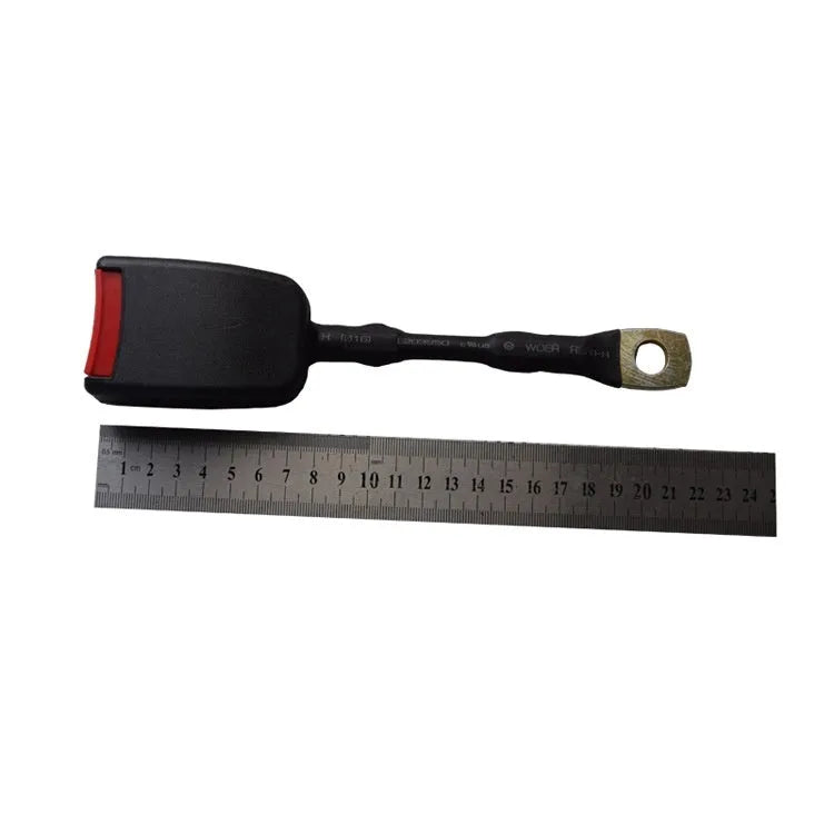 Car seat belt socket buckle with 20cm steel wire base for vehicle replacement