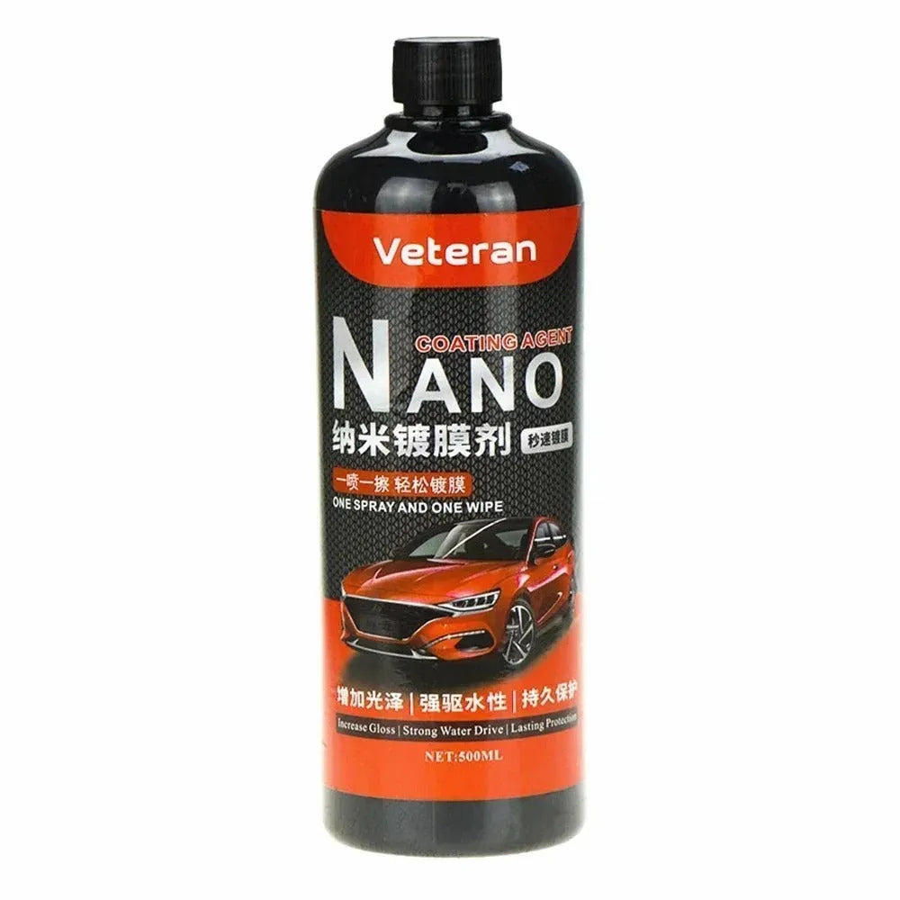 Automotive coating agent hand spray bottle for car exterior maintenance and protection