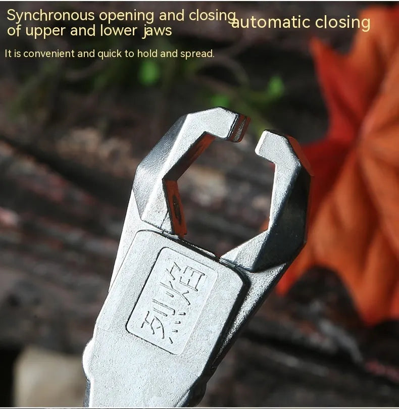 Zinc alloy archery release aid with two-axis harpoon clip mechanism