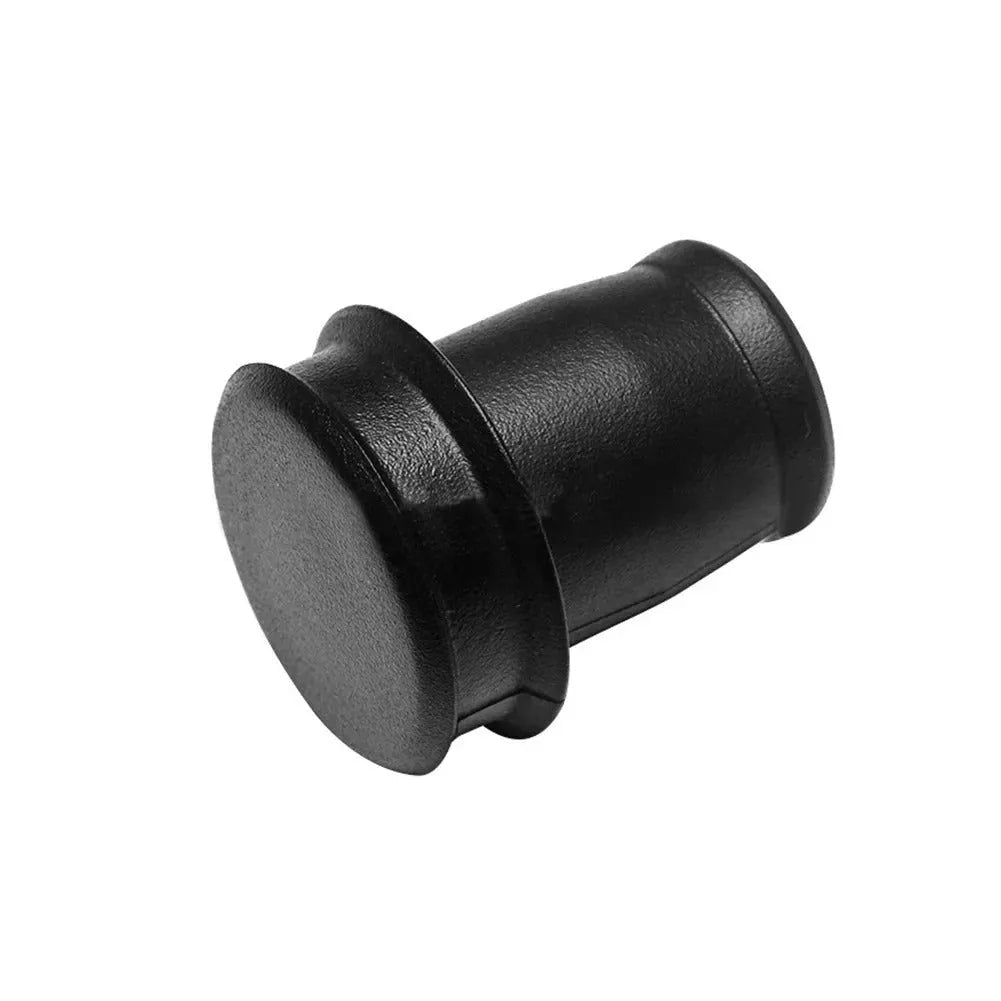 Black car cigarette lighter dust plug with 33cm length and 2cm diameter for 12V socket protection