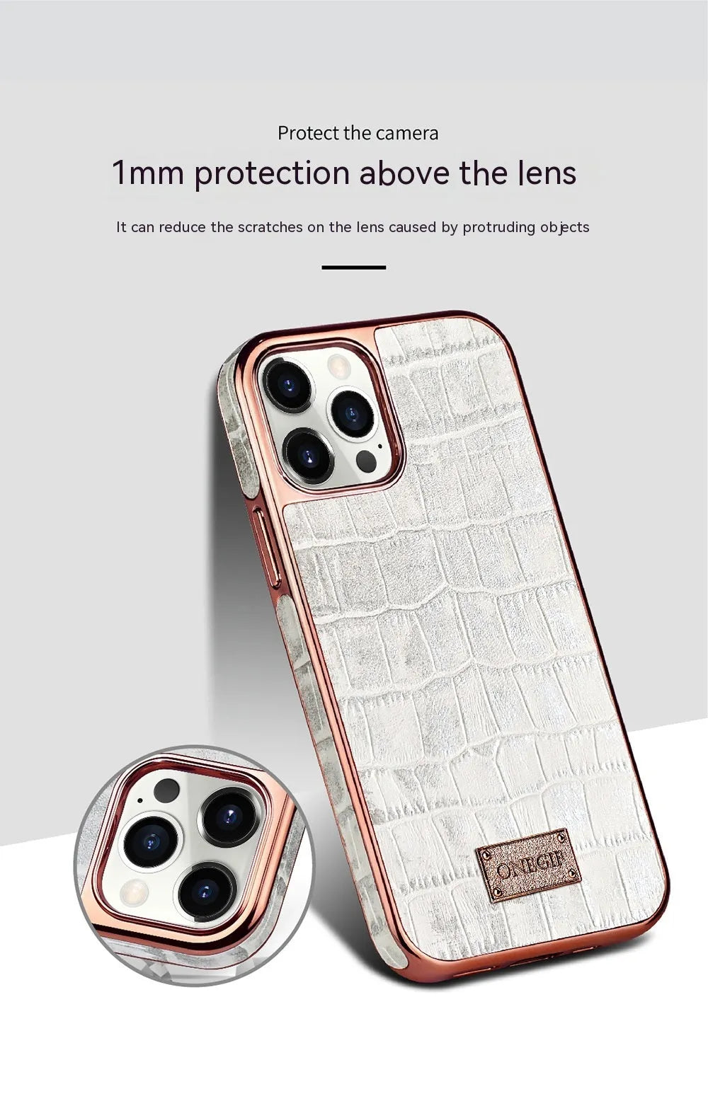Electroplated grid screen phone case for iPhone 12 and 12 Pro Max in green, pink, and white