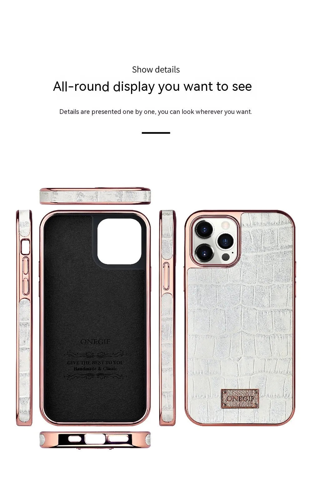 Electroplated grid screen phone case for iPhone 12 and 12 Pro Max in green, pink, and white