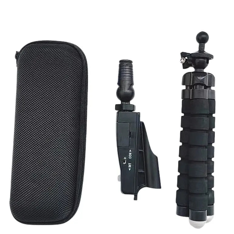 Golf putter with attached laser aiming sight and storage case
