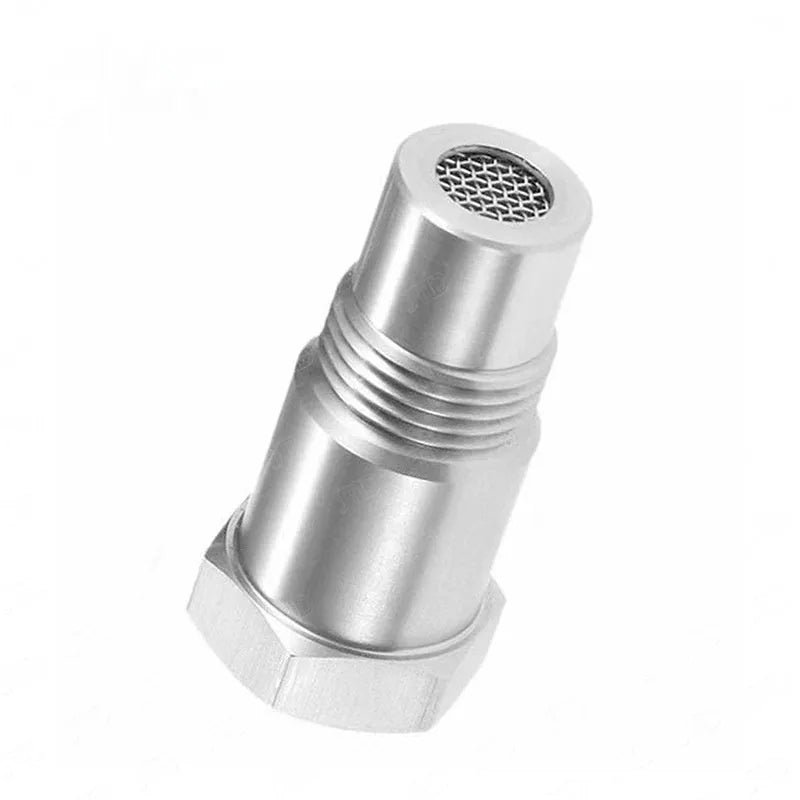304 stainless steel oxygen sensor adapter with three-way catalyst design
