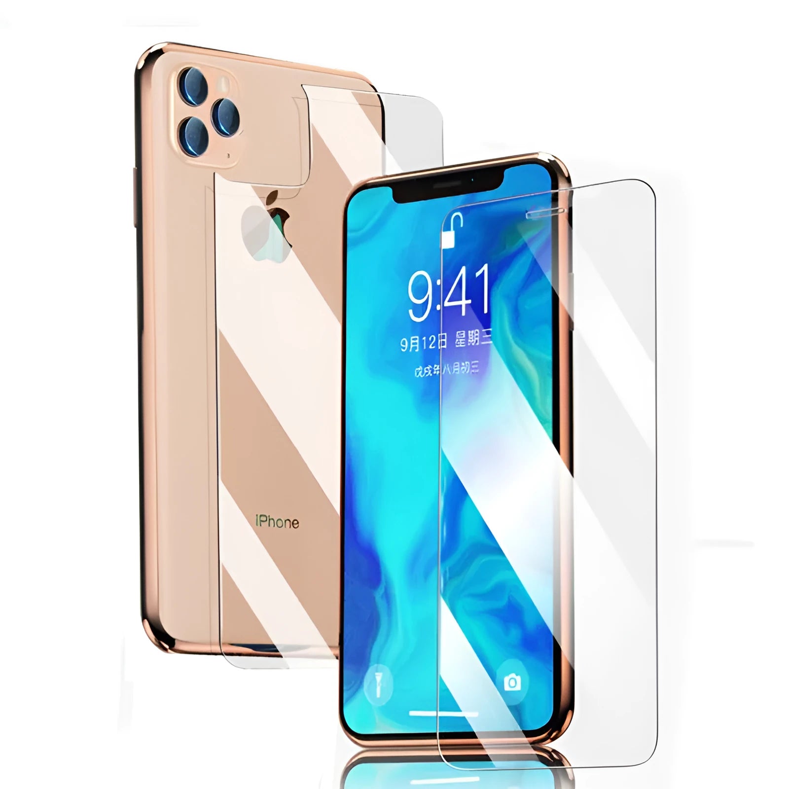 Tempered glass screen protector for Apple iPhone 11 Pro, anti-reflective and anti-fingerprint, HD clear film