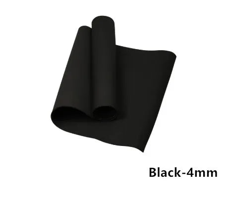 EVA composite yoga mat in choice of six colours showing textured anti-skid surface