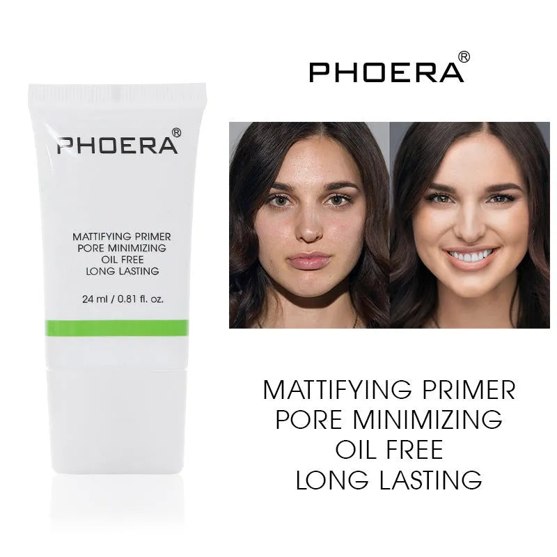 PHOERA isolation moisturizing makeup primer 24ml long lasting face base lotion bottle