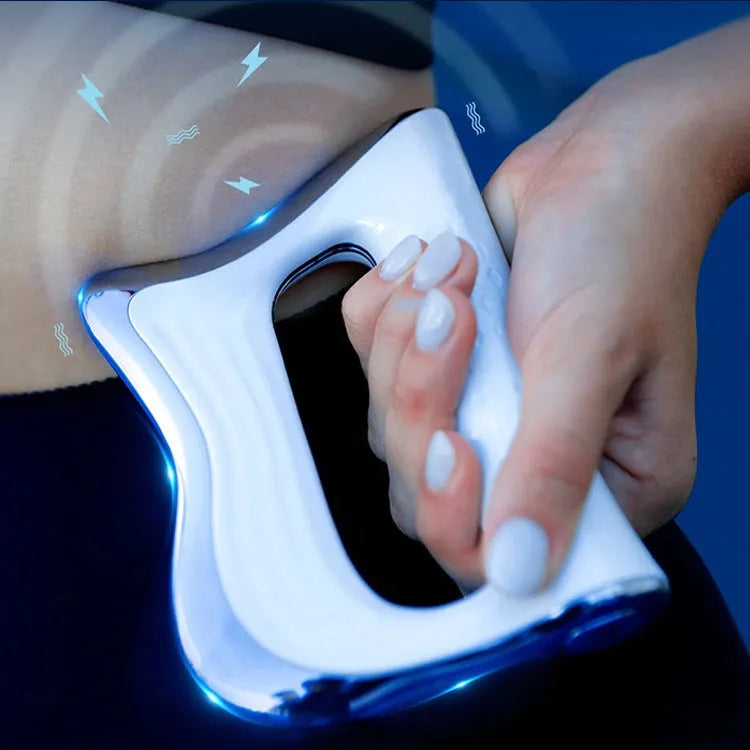 Natural resin rectangular muscle massager board for whole body scraping therapy