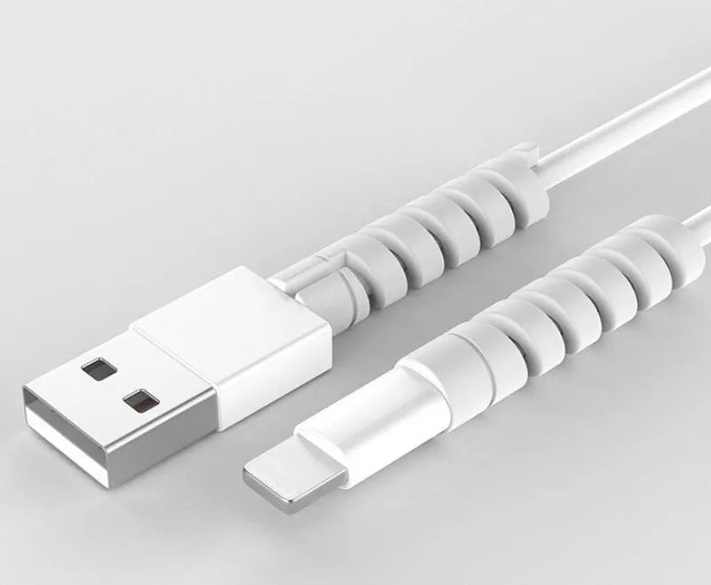 3.5cm plastic cable protector in assorted colours for charging cable strain relief.