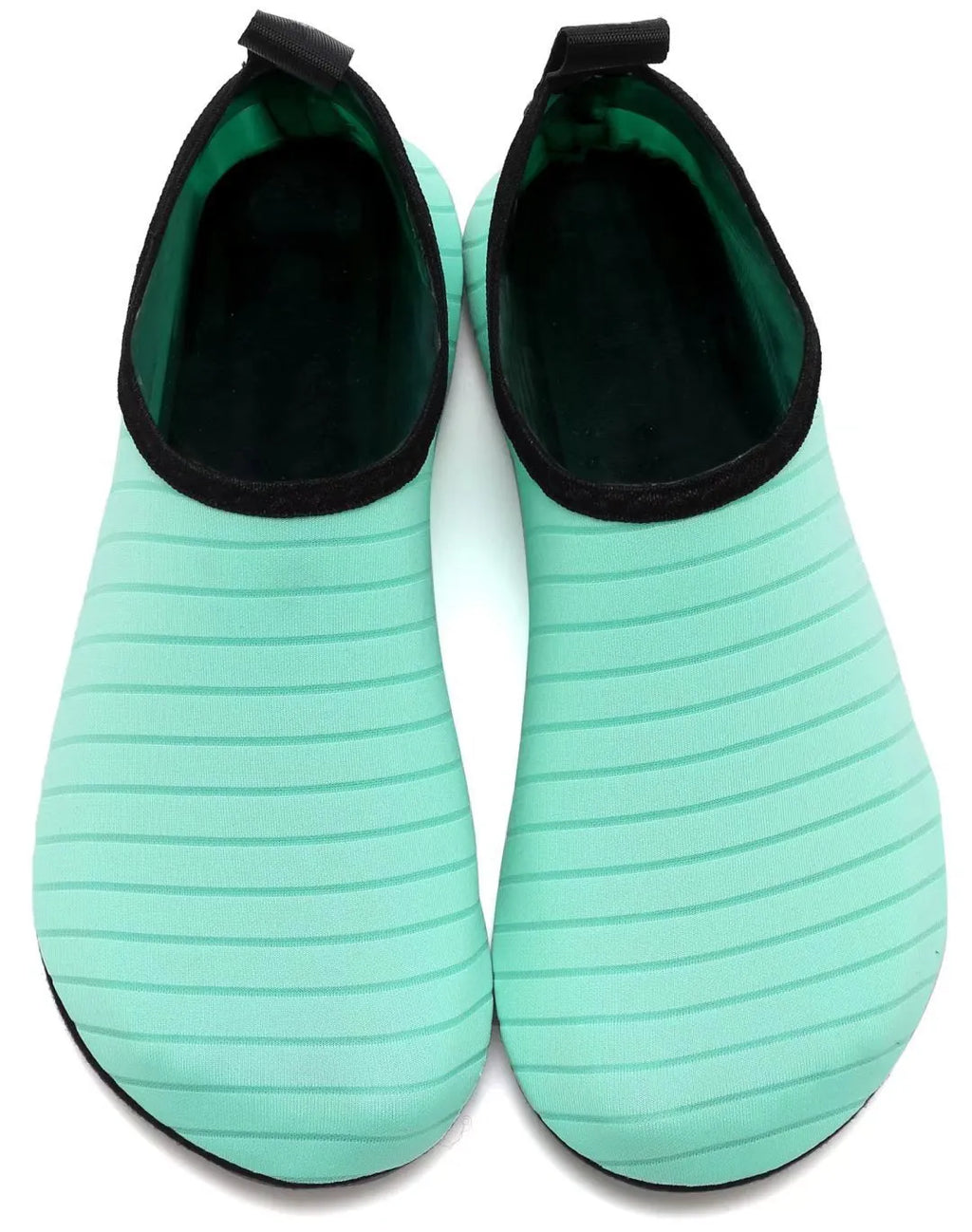 Quick dry barefoot aqua shoes with rubber sole and mesh lining, unisex water socks for beach swim yoga