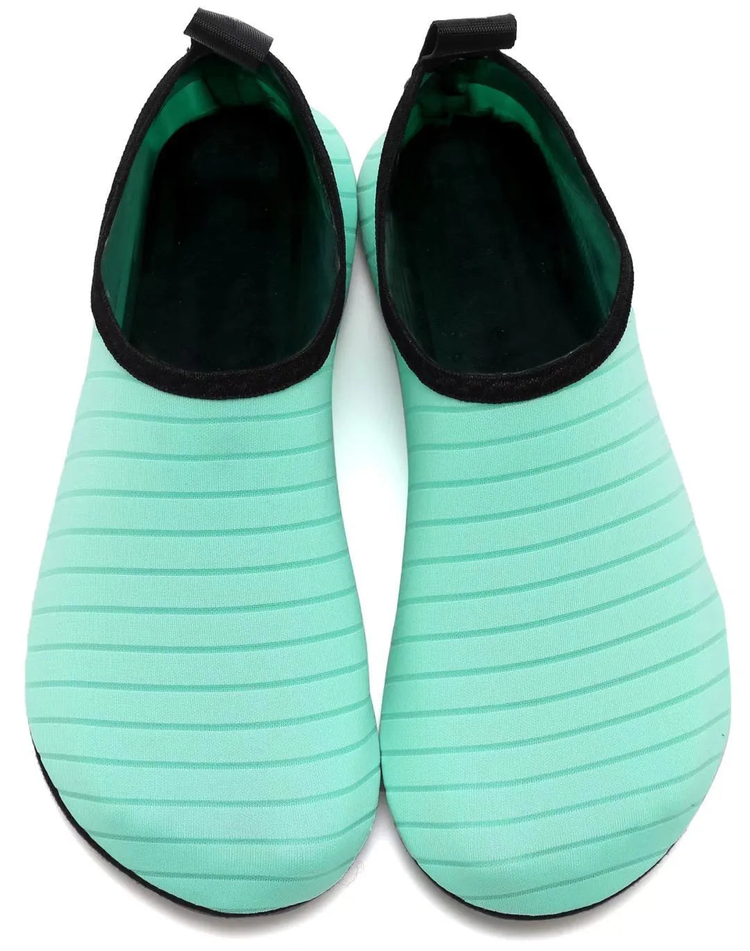 Quick dry barefoot aqua shoes with rubber sole and mesh lining, unisex water socks for beach swim yoga
