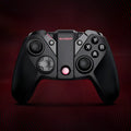 Black Gaishi wired video game controller with type-C cable on a dark surface