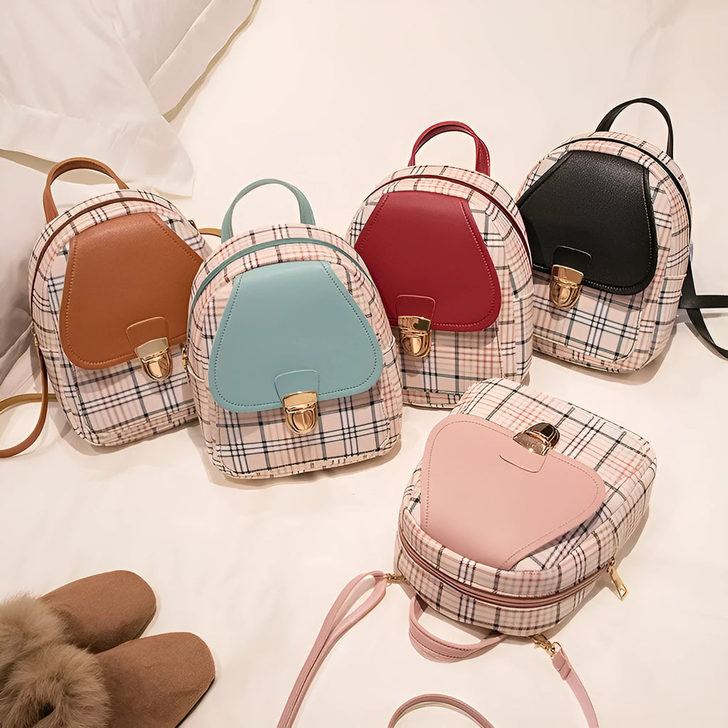 Diagonal phone bag in PU leather available in five colours for shoulder or handheld carrying