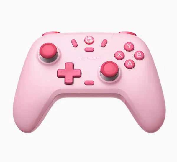 T4N Lite wireless Bluetooth gamepad in glow white colour option on a desk