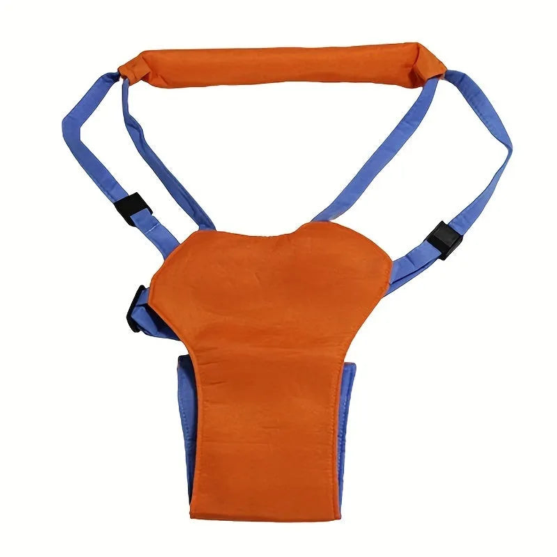 Baby toddler walking harness adjustable 52-62cm orange blue safety reins with plastic locks
