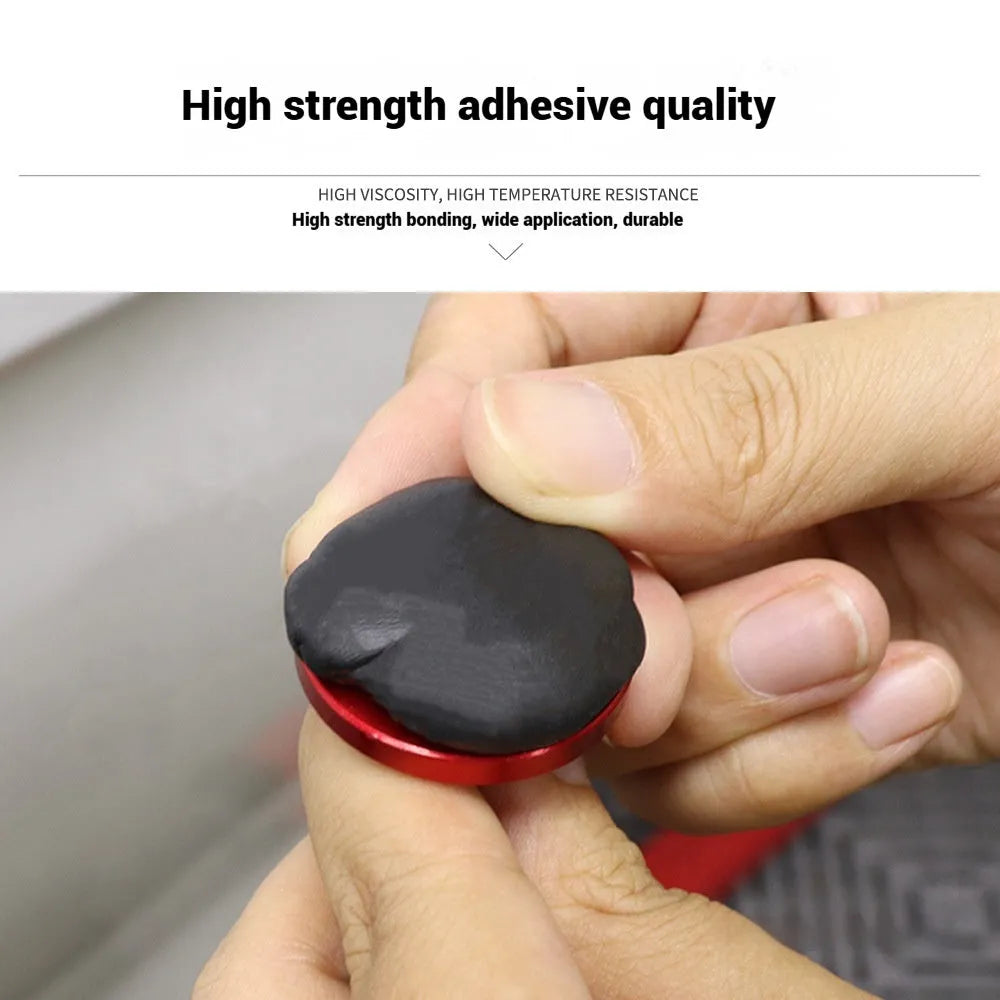 Tube of automobile repair cold glue for car dent and scratch fixes.