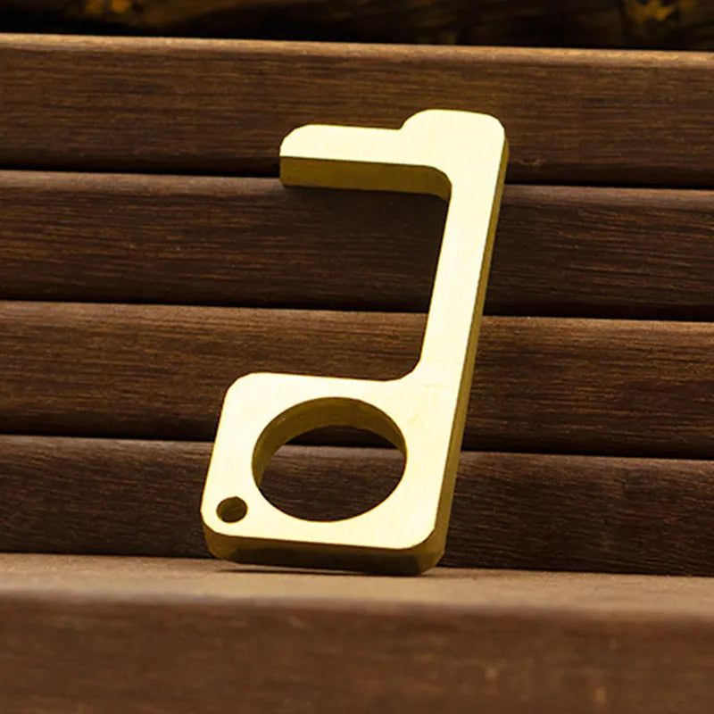 Antibacterial EDC door opener on key ring for public elevator buttons and doors