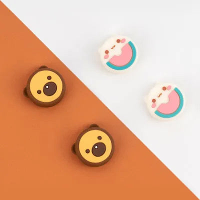 Silicone animal cartoon key cap cover for one mechanical keyboard key button, 1pc