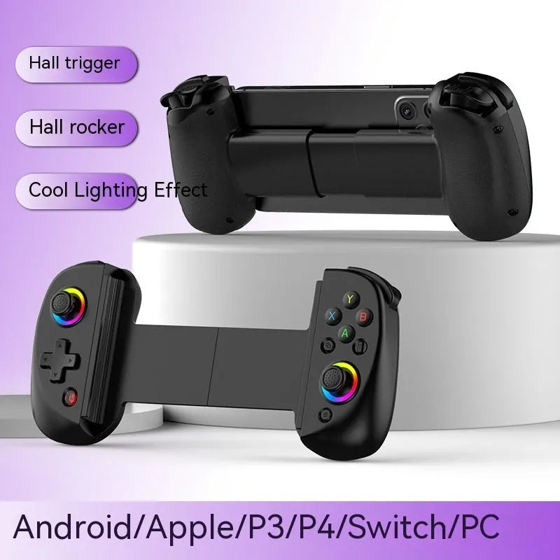 D8 Bluetooth gamepad controller with stretchable tablet holder in multiple colour options
