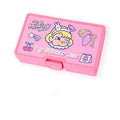 Cartoon sticker sheets with storage box showing 16 PVC comics heart designs for DIY decoration