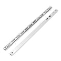 Ultra-narrow 17mm wide metal drawer slide rail with ball bearings for cabinet installation.