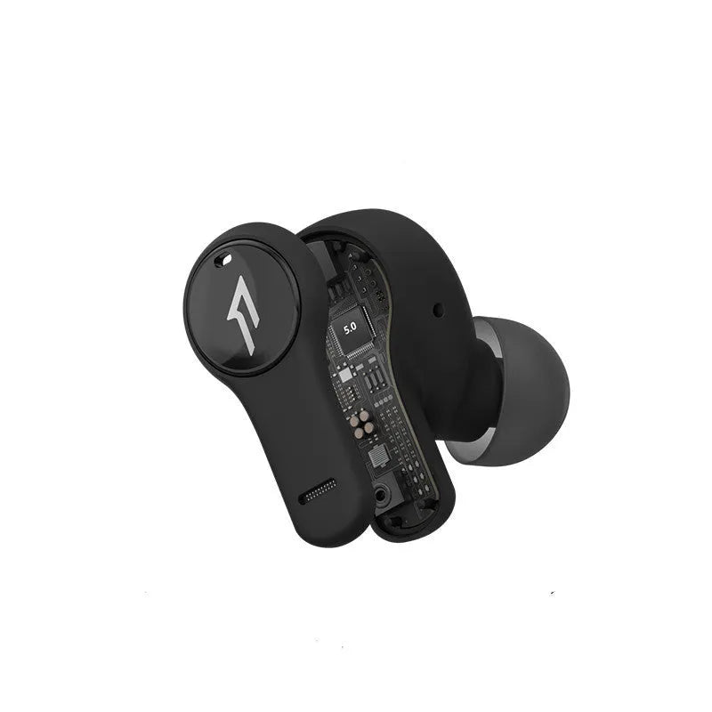 True wireless Bluetooth sports headset in black or white with in-ear design