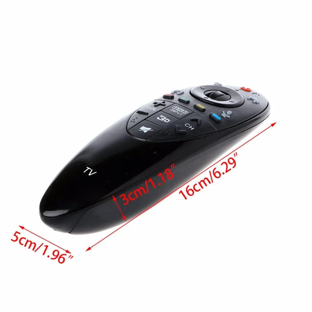 Black LG AN-MR500G TV remote control replacement on white background.