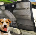 Car pet isolation net in black 600D Oxford cloth and mesh, measuring 115 x 62 cm