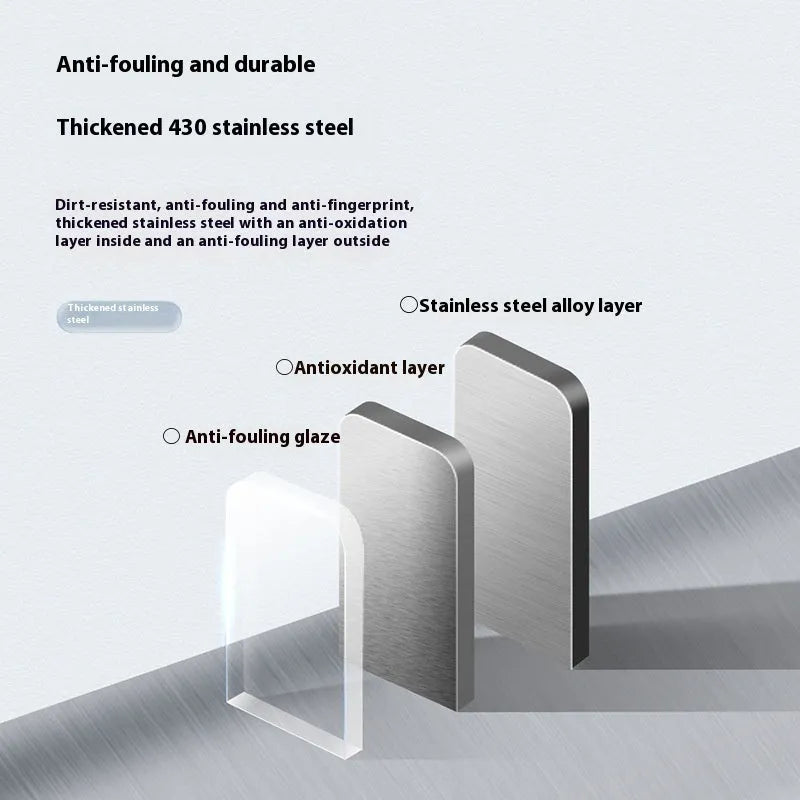 Stainless steel inductive smart trash can with a square shape and deodorant function.